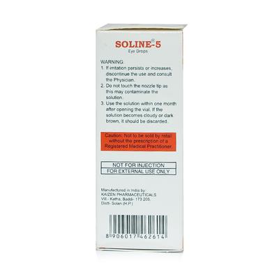 Soline 5 Eye Drops 10ml - Eye conditions-Oth