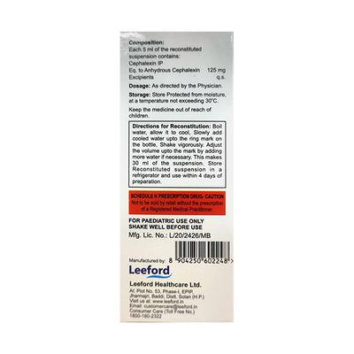 CEPHY REDIMIX 250 Oral Suspension 30ml - Bacterial Infections-Cep