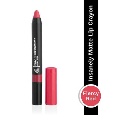 Pac Insanely Matte Lip Crayon (Fiercy Red) 3.8 gm - Lip Crayons