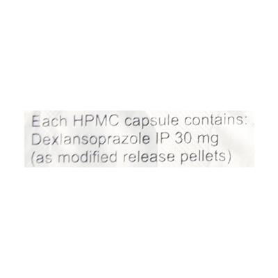 DDR 30mg Capsule 10'S - Ulcer/Reflux/Flatulence-Aaa