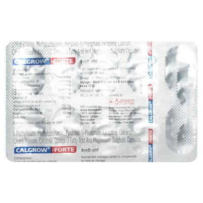 CALGROW FORTE Capsule 10's - Bone Metabolism-Age