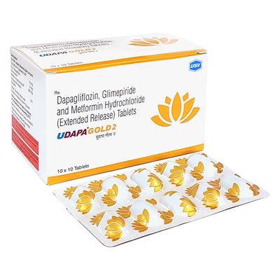 UDAPA GOLD 2 Tablet 10's - Diabetes-Ant