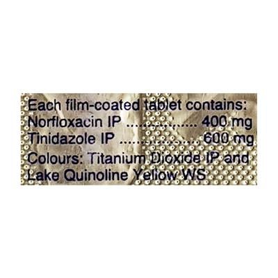 Norflox TZ RF Tablet 10'S - Bacterial Infections-ABC