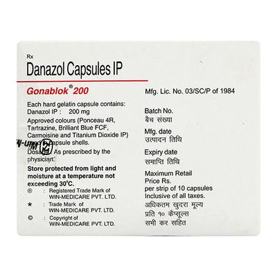 Gonablok 200mg Capsule 10'S - Hormonal Therapy-And