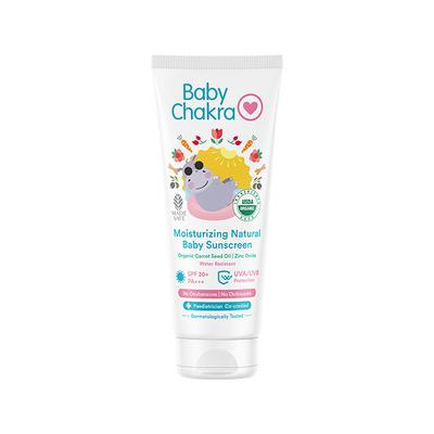 Baby Chakra Moisturizing Natural Baby Sunscreen SPF 30+ PA+++ 60gm - Body Sunscreen