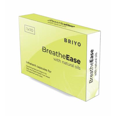 Briyo Breatheease Inhalant Capsules 10's - Nasal Decongestion