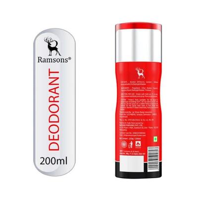 RAMSONS Red ZX Combo 1 Eau De Parfum 100ml, 1 Deodorant Spray 200ml & 1 Talcum Powder 100g 3's - Perfumes (Edt/Edp)