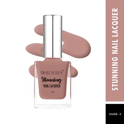 Swiss Beauty Stunning Nail Lacquer - 05 Desert Taupa 10ml - Nail Polish