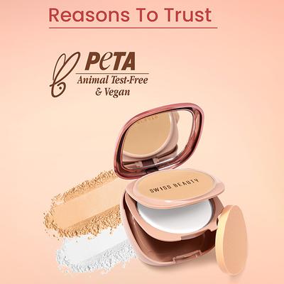 Swiss Beauty Matte & Set Duo Compact-Beige 10 gm - Compact Powder