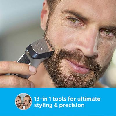 Philips Multigroom Series 7000 13-in-1, Face, Hair and Body Trimmer/Clipper (MG7715/15) 1's - Trimmers