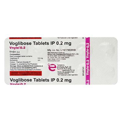 VNYLE 0.2mg Tablet 10's - Diabetes-Ant