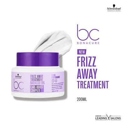 Schwarzkopf Professional Bonacure Frizz Away Treatment with Babassu Oil with Vegan Keratin 200 ml - Hair Masks & Packs