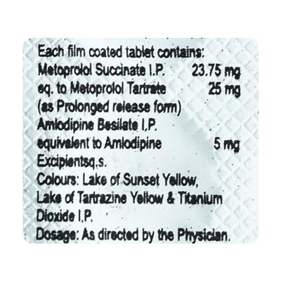 Velol XL AM 25mg Tablet 10'S - Hypertension-Bet