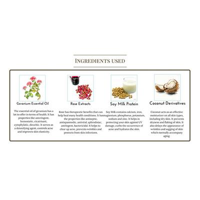 Seer Secrets Hydrating Soy Milk Enzyme Body Cleanser - Smoky Rose Geranium 200 ml - Lotions & Creams