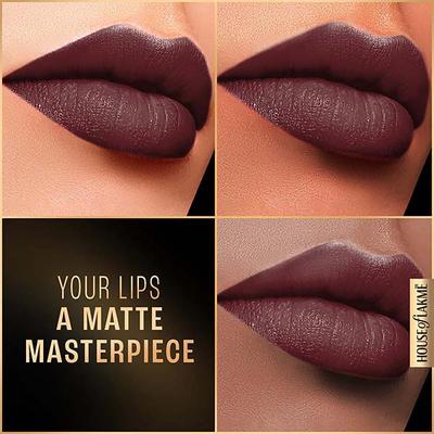 Lakme Forever Matte Liquid Lip, 16hr Lipstick, Wine Touch, 5.6ml - Liquid Lipsticks