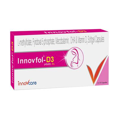 Innovfol D3 Capsule 15'S - Supplements-Vam
