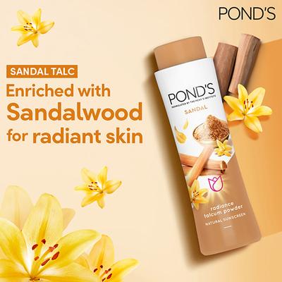 Pond'S Sandal Radiance Talcum Powder 100 gm - Talcum Powders
