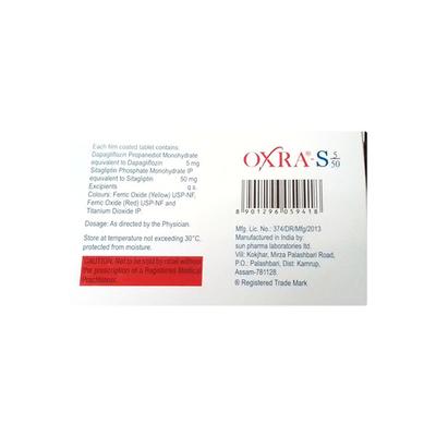 OXRA S 5/50 Tablet 15's - Diabetes-Ant