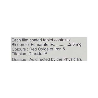 BISOTAB 2.5mg Tablet 10's - Hypertension-Bet