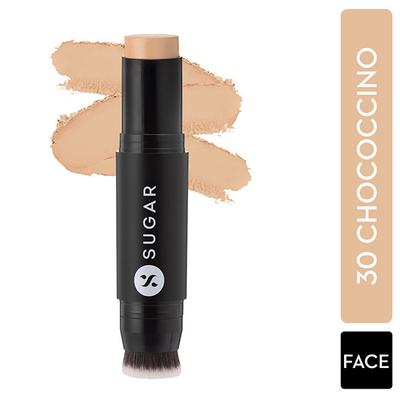 SUGAR Cosmetics Ace Of Face Foundation Stick - 30 Chococcino  12gm - Foundation