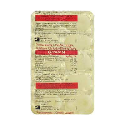Q GOLD M Tablet 10's - Supplements-Vam