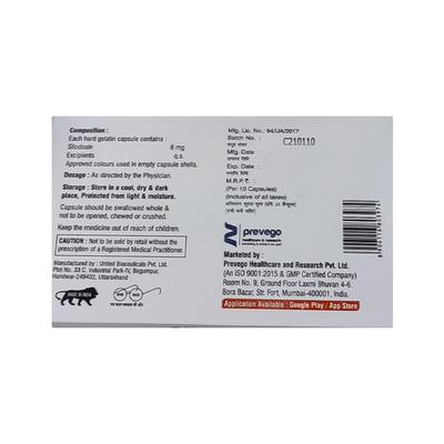 SILODEN 8 Capsule 10's - Bladder And Prostate Disorders-Dru