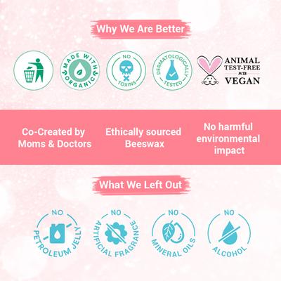 BabyChakra Nourishing Lip Balm Duo 4.5gm each 2's - Lip Balms