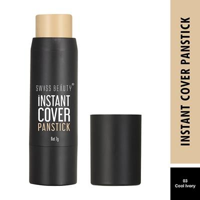 Swiss Beauty Instant Cover Panstick Concealer - (Golden Beige) 7 gm - Concealer