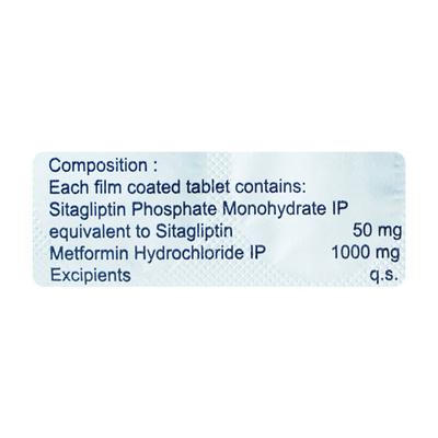 EMSITA M 50/1000 Tablet 10's - Diabetes-Ant