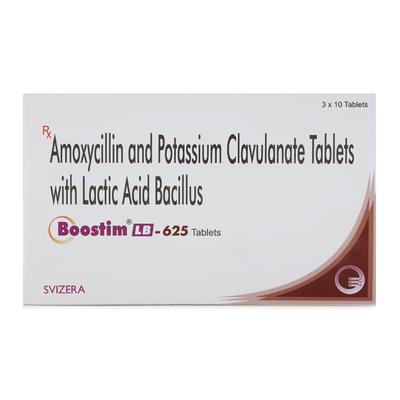 BOOSTIM LB 625mg Tablet 10's - Bacterial Infections-Pen