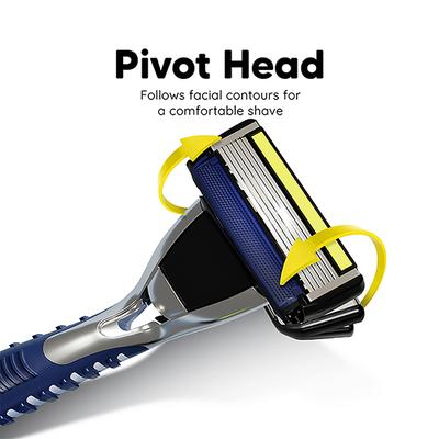 LetsShave Pro 6 Advanced Razor Blades - Men 4's - Razors & Cartridges
