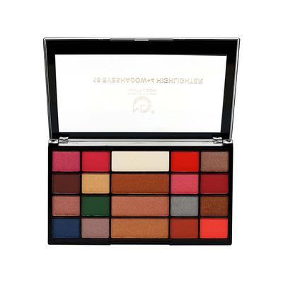 Matt Look HD Pro Fashion Style Palette, 16 Eyeshadow + 4 Highlighter, Multicolor - 02 30 gm - Face Palettes
