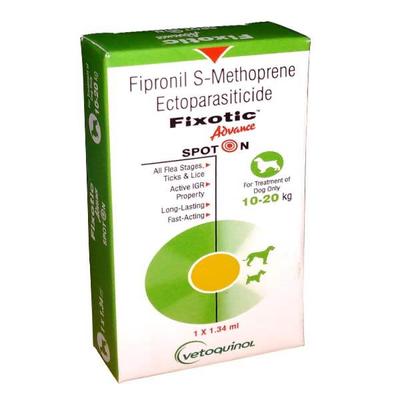 Vetoquinol Fixotic Advance Spot On Drops 1.34 ml - Pet Grooming
