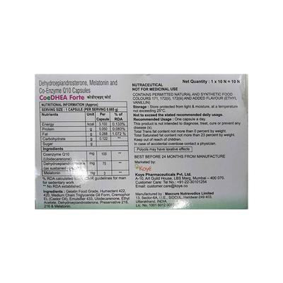 Coedhea Forte (Nutraceuticals) Capsule 10'S - Supplements-Sup
