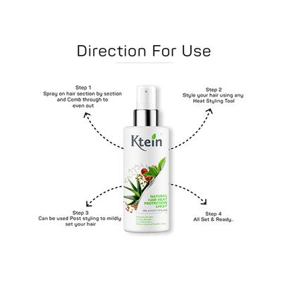 Ktein Natural Hair Heat Protection Spray 100 ml 1's - Hair Sprays & Mists