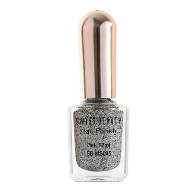 Swiss Beauty Glitter Nail Polish - (Shade-16) 12 ml - Nail Polish