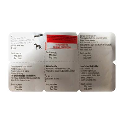 DRONTAL PLUS TASTY (VET) Tablet 6's - Veterinary-Pharma