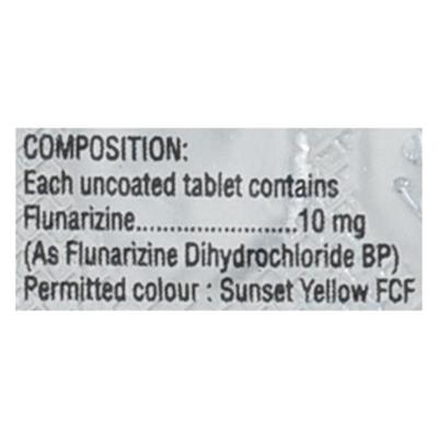 Flunarin 10mg Tablet 10'S - Migraine