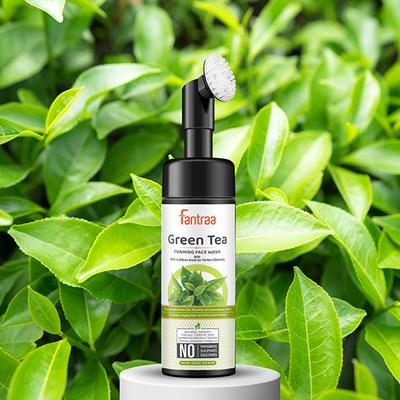 Fantraa Green Tea Foaming Face Wash with Built 150 ml - Face Wash & Cleansers