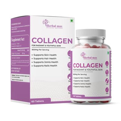 Herbal Max Collagen Tablet 60's - Hair & Skin