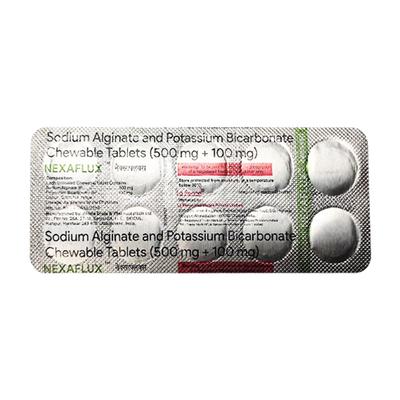NEXAFLUX Chewable Tablet 10's - Ulcer/Reflux/Flatulence-Aaa