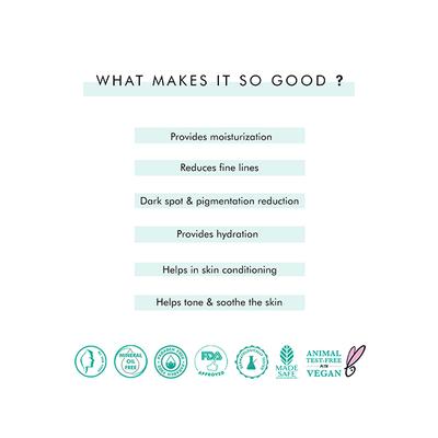 mCaffeine Naked Detox Hydrating Green Tea Night Gel 50 ml - Night Cream