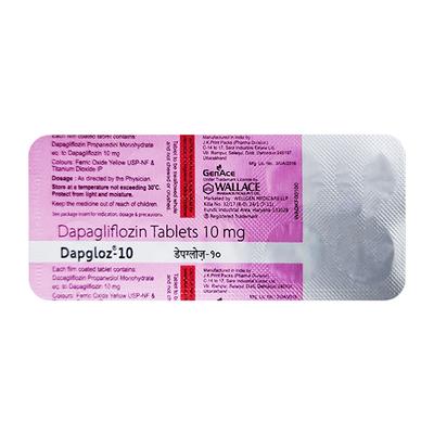 DAPGLOZ 10 Tablet 10's - Diabetes-Ant
