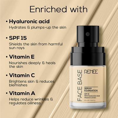 Renee Cosmetics Face Base Serum Foundation - 06 Chic 20 ml - Foundation