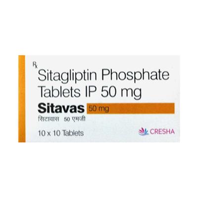 SITAVAS 50 Tablet 10's - Diabetes-Ant