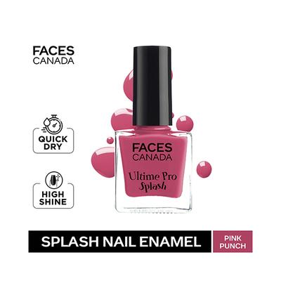 Facescanada Ultime Pro Splash Nail Enamel Pink Punch 130 8 ml - Nail Polish