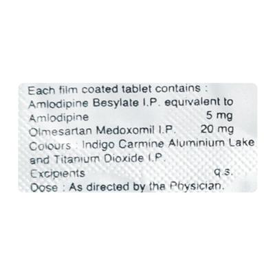 Olsar A 20mg Tablet 10'S - Hypertension-Ang