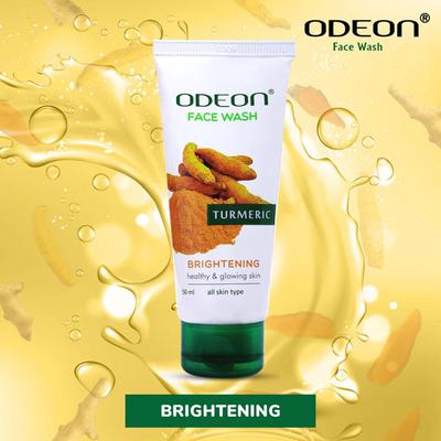 Odeon Face Wash Turmeric + Lemon + Papaya + Neem X 4Pcs 200 ml - Face Wash & Cleansers