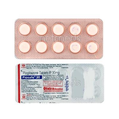 Piosafe 30mg Tablet 10'S - Diabetes-Ant