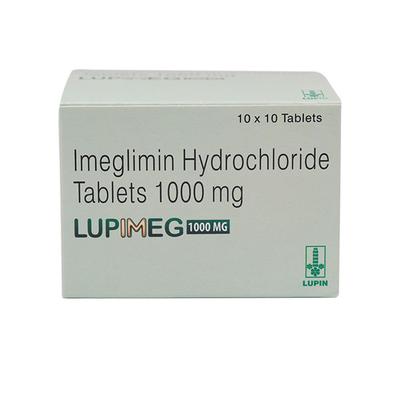 LUPIMEG 1000mg Tablet 10's - Diabetes-Ant